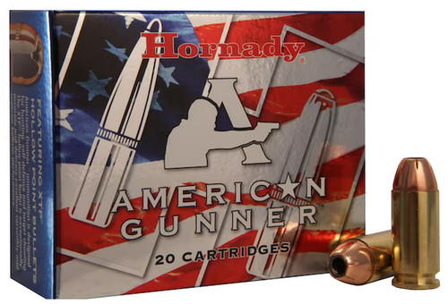 HORNADY AMERICAN GUNNER 10MM 155GR XTP 20 ROUND BOX HORNADY AMERICAN GUNNER 10MM 155GR XTP 20 ROUND BOX