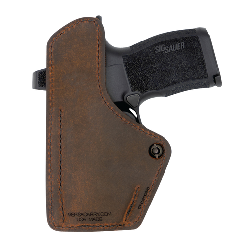 Versacarry 1CC2621P365 Compound Custom IWB Brown Polymer Belt Clip Fits Sig P365 Right Hand