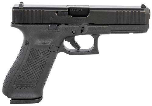 Glock UA175S203 G17 Gen5 9mm Luger  4.49" Glock Marksman Barrel 17+1,Black Frame& nDLC Slide, Rough Texture Modular Backstrap, Safe Action Trigger (US Made)