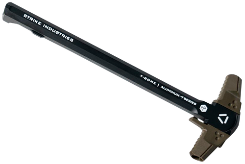 Strike Industries AR-TBCH-223-BK-OD T-Bone Charging Handle .223/5.56x45mm Nato OD Green Polymer Handles Aluminum Shaft for AR-15