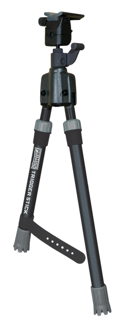 Primos 65825 Trigger Stick  Bipod made of Steel with Black & Gray Finish, QD Swivel Stud Attachment Mount Type & Short Height (Clam Package) Primos 65825 Trigger Stick  Bipod made of Steel with Black & Gray Finish, QD Swivel Stud Attachment Mount Type & Short Height (Clam Package)