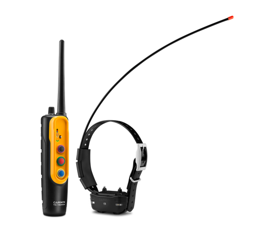 Garmin 0100120400 Pro Trashbreaker System Bundle Handheld w/BarkLimiter, Tri-Tronics, LED Beacon Lights, 1-Hand Operation Yellow Rechargeable Li-ion; Collar Up to 9 Dogs 4 Mile Range
