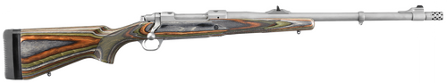 Ruger 47118 Hawkeye Guide Gun 30-06 Springfield 4+1  Matte Stainless Steel Threaded Barrel, Stainless Steel Receiver, Green Mountain Adj LOP Laminate Stock