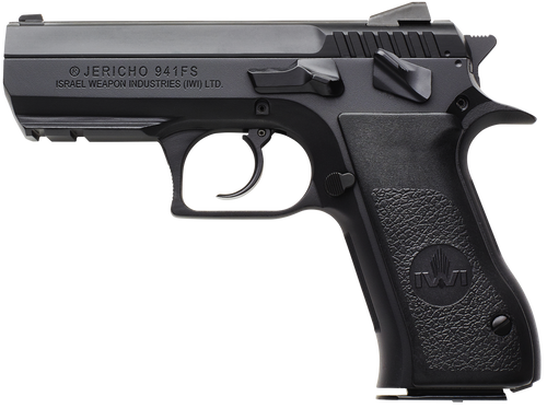 IWI US J941F9ORP Jericho 941 Full Size Frame 9mm Luger 16+1 4.40" Black Chrome Lined Steel Barrel, Black Serrated Steel Slide & Frame w/Beavertail & Picatinny Rail, Black Textured Grips IWI US J941F9ORP Jericho 941 Full Size Frame 9mm Luger 16+1 4.40" Black Chrome Lined Steel Barrel, Black Serrated Steel Slide & Frame w/Beavertail & Picatinny Rail, Black Textured Grips