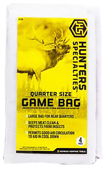 Hunters Specialties HS01238 Quarter Size Game Bag 4Pack Hunters Specialties HS01238 Quarter Size Game Bag 4Pack