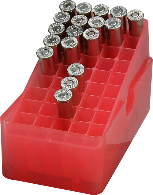 MTM Case-Gard E504541 Slip-Top Ammo Box J-50 45 Colt/44 Special/45 Auto/44 Mag Red 50rds