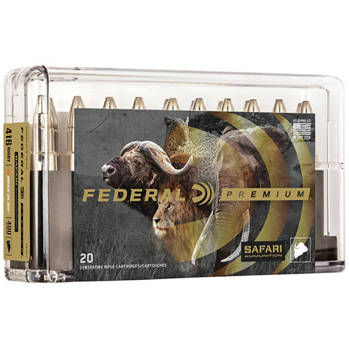 FED CAPE-SHOK 416RIG 400GR TB BEAR CLAW 20/10 FED CAPE-SHOK 416RIG 400GR TB BEAR CLAW 20/10