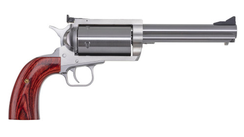 Magnum Research BFR Revolver in 45-70 GOVT with Stainless Steel Finish and Rosewood Grips