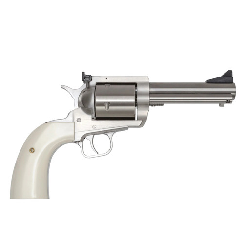 Magnum Research BFR Revolver 500 JRH with White Polymer Grips and Adjustable Rear Sights