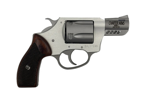 Charter Arms Coyote .380 ACP Revolver with Anodized Frame and Rosewood Grips