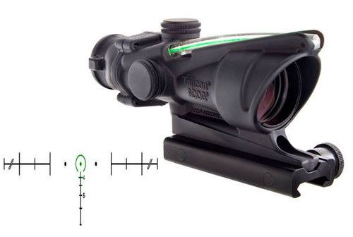 Trijicon ACOG 4X32 Rifle Scope for 223 Rem & 5.56 NATO with Green Horseshoe/Dot Reticle