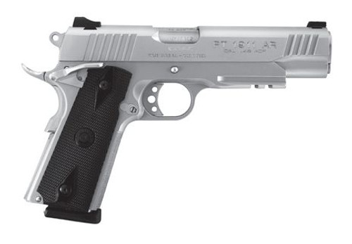 Taurus PT-1911 Stainless Steel 45 ACP Semi-Auto Pistol with Accessory Rail