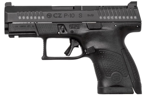 CZ P-10 Sub-Compact 9mm Semi-Auto Pistol with Black Polycoat Finish and 12+1 Capacity