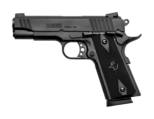 Taurus 1911 Commander 9mm Semi-Auto Pistol with 9-Round Magazine in Matte Black