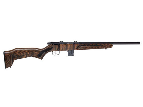 Savage Arms 93 Minimalist Bolt Action Rifle in 22 Magnum with Matte Blue Finish and Laminate Stock