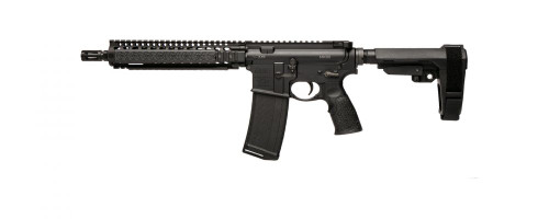Daniel Defense DDM4 MK18 Pistol 5.56 NATO with 30-Round Magazine and Matte Black Finish