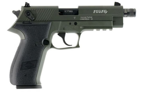 American Tactical Inc GSG Firefly .22 LR Semi-Auto Pistol with OD Green Cerakote Finish