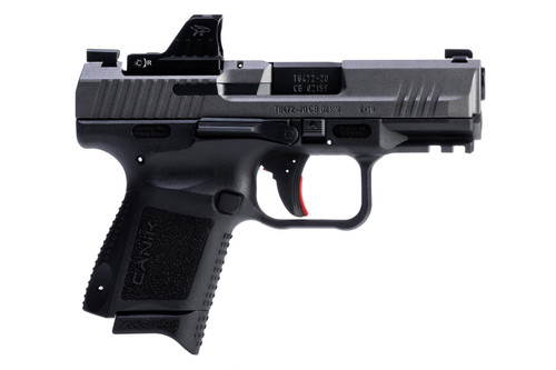 CANIK TP9 Elite SC Tungsten Grey Cerakote 9mm Semi-Auto Pistol with Warren Tactical Sights and Included Holster