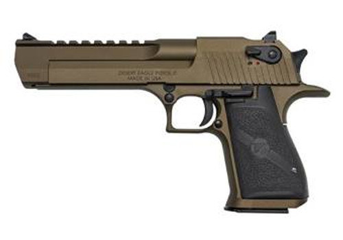 Magnum Research Desert Eagle .44 Magnum Burnt Bronze Cerakote Semi-Auto Pistol with Steel Frame and Fixed Sights