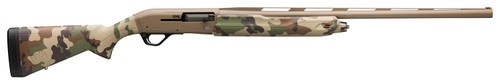 Winchester SX4 Hybrid Hunter 12 Gauge Semi-Auto Shotgun with Woodland Camo Stock and Flat Dark Earth Finish