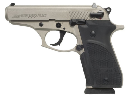 Bersa Thunder 380 Nickel Plus Semi-Auto Pistol - 380 ACP with 15+1 Capacity