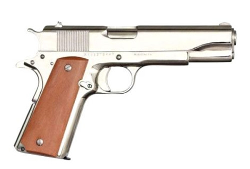 Rock Island Armory M1911-A1 GI .45 ACP Semi-Auto Pistol with High Polished Nickel Finish