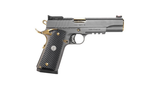 EAA Corp MC1911 Negotiator .38 Super Semi-Auto Pistol with Titanium Nitrate Finish