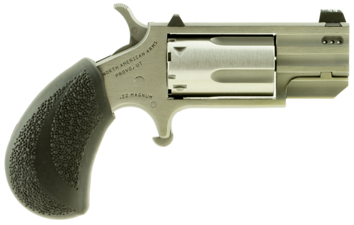 North American Arms Pug .22 Magnum Revolver with Stainless Finish and White Dot Sights