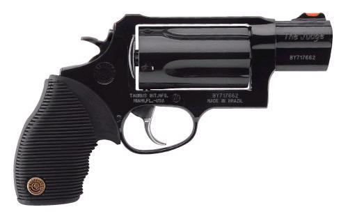 Taurus Public Defender Revolver 410 Bore / 45 Colt with Blue Finish and Red Fiber Optic Sights