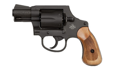 Rock Island Armory M206 Revolver 38 Special with Checkered Wood Grips