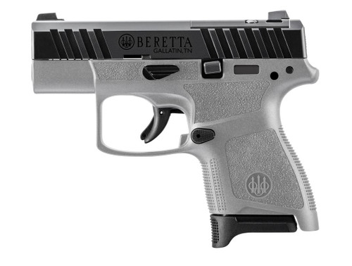 Beretta APX A1 Carry 9mm Semi-Auto Pistol with Matte Black Finish and Wolf Gray Polymer Frame