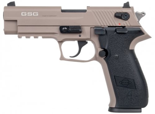 American Tactical Inc GSG Firefly .22 LR Semi-Auto Pistol in Tan Finish with Adjustable Rear Sights