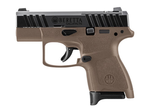 Beretta APX A1 Carry 9mm Semi-Auto Pistol with Matte Black Finish and White Dot Sights