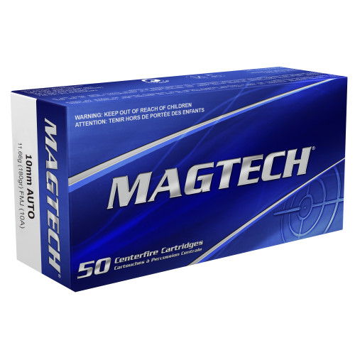 Magtech 10MM 180 Grain Full Metal Jacket Ammunition (Model: Sport Shooting, Part No: 10A)