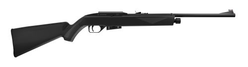 Crosman 1077 RepeatAir Air Rifle CO2 177 12rd Shot Black Black Receiver Black