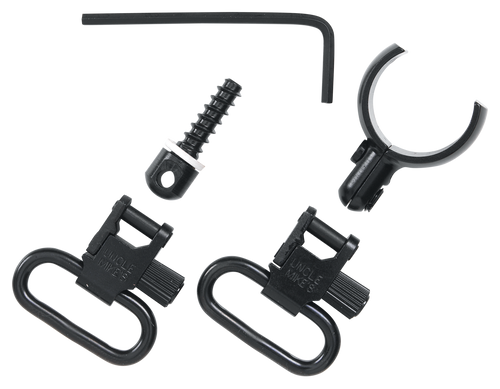 Uncle Mike's 15972 Magnum Band Swivel Set Blued Steel, 1" Loop Size, Quick Detach 115 SG-4 Style for Some 20 Gauge Shotguns