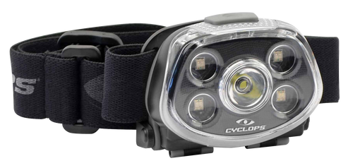 Cyclops CYCHLFXP XP Force  15/350 Lumens Red/Green/White Cree LED Bulb Black Cyclops CYCHLFXP XP Force  15/350 Lumens Red/Green/White Cree LED Bulb Black