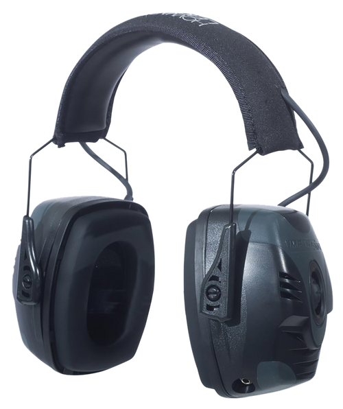 Howard Leight R01902 Impact Pro Electronic Muff 30 dB Over the Head Black/Gray Adult 1 Pair