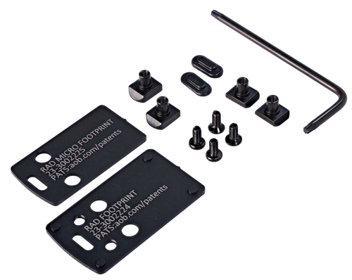 Crimson Trace 013000054 CT RAD Mounting Kit CT RAD Footprint/Dovetail, S&W Shield/Shield Plus/Shield EZ/M&P/M&P 2.0