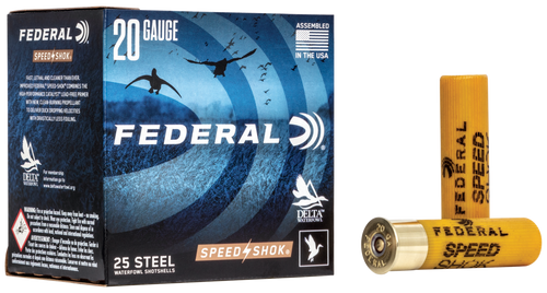 Federal WF2092 Speed-Shok  20Gauge 3" 7/8oz 2Shot 25 Per Box/10 Case Federal WF2092 Speed-Shok  20Gauge 3" 7/8oz 2Shot 25 Per Box/10 Case