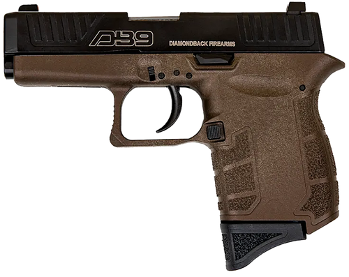 Diamondback DB0200P071 DB9 Gen4 Micro-Compact Frame 9mm Luger 6+1, 3.10" Stainless Steel Barrel, Black Nitride Serrated Stainless Steel Slide, Midnight Bronze Polymer Frame & Grip Diamondback DB0200P071 DB9 Gen4 Micro-Compact Frame 9mm Luger 6+1, 3.10" Stainless Steel Barrel, Black Nitride Serrated Stainless Steel Slide, Midnight Bronze Polymer Frame & Grip
