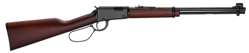 Henry H001LL Classic Large Loop 22 Short, 22 Long or 22 LR Caliber with 15LR/17L/21Short Capacity, 18.50" Barrel, Black Metal Finish & American Walnut Stock Right Hand (Full Size)