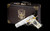 EAA Corp MC1911 250TH .45 ACP Semi-Auto Pistol with Polished Chrome Finish and Gold Accents