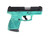 Taurus G3C 9mm Semi-Auto Pistol with Cyan and Black Splatter Polymer Frame, 12+1 Capacity