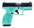 Taurus GX2 9mm Semi-Auto Pistol with 13+1 Capacity - Black and Cyan Finish