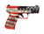 Gforce Arms Exodus 9mm Semi-Auto Pistol with American Flag Cerakote Finish and Glock Fiber Optic Sights