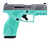 Taurus GX2 9mm Semi-Auto Pistol with Stainless Finish and Cyan Polymer Steel Frame