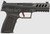 Tisas PX-5.7 OR Raptor 5.7x28mm Semi-Auto Pistol with Fiber Optic Sights and 20 Round Magazines