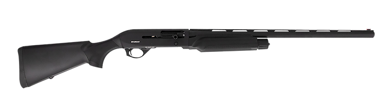 Spandau Arms 21000185 S2 Field 12 Gauge Semi-Auto 3" 3+1 24" Black Vent Rib Barrel, Black Drilled & Tapped Receiver, Fixed Black Polymer Stock, Benelli/Mobil Choke Tube System