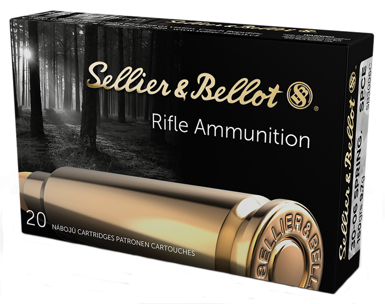 Sellier & Bellot SB3006C Rifle  30-06Springfield 150gr Soft Point Cut Through Edge 20 Per Box/20 Case